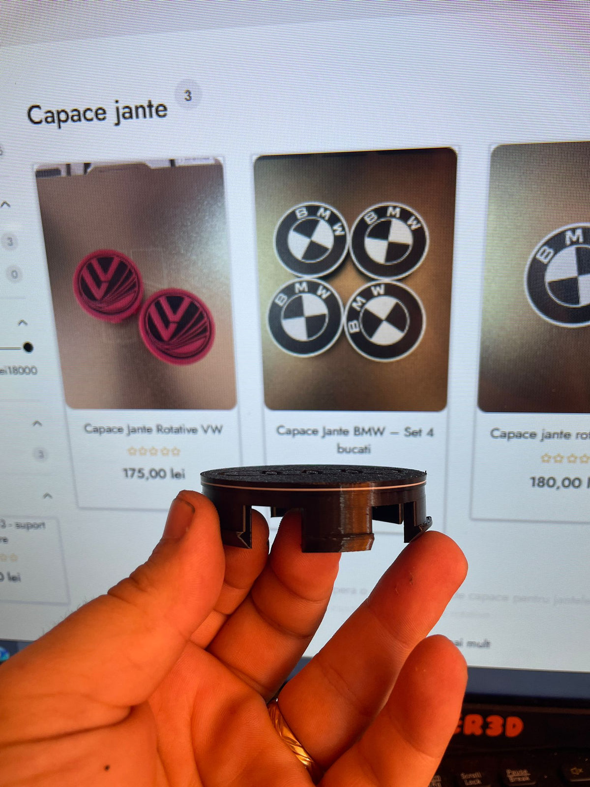 Capace jante Audi 60 mm