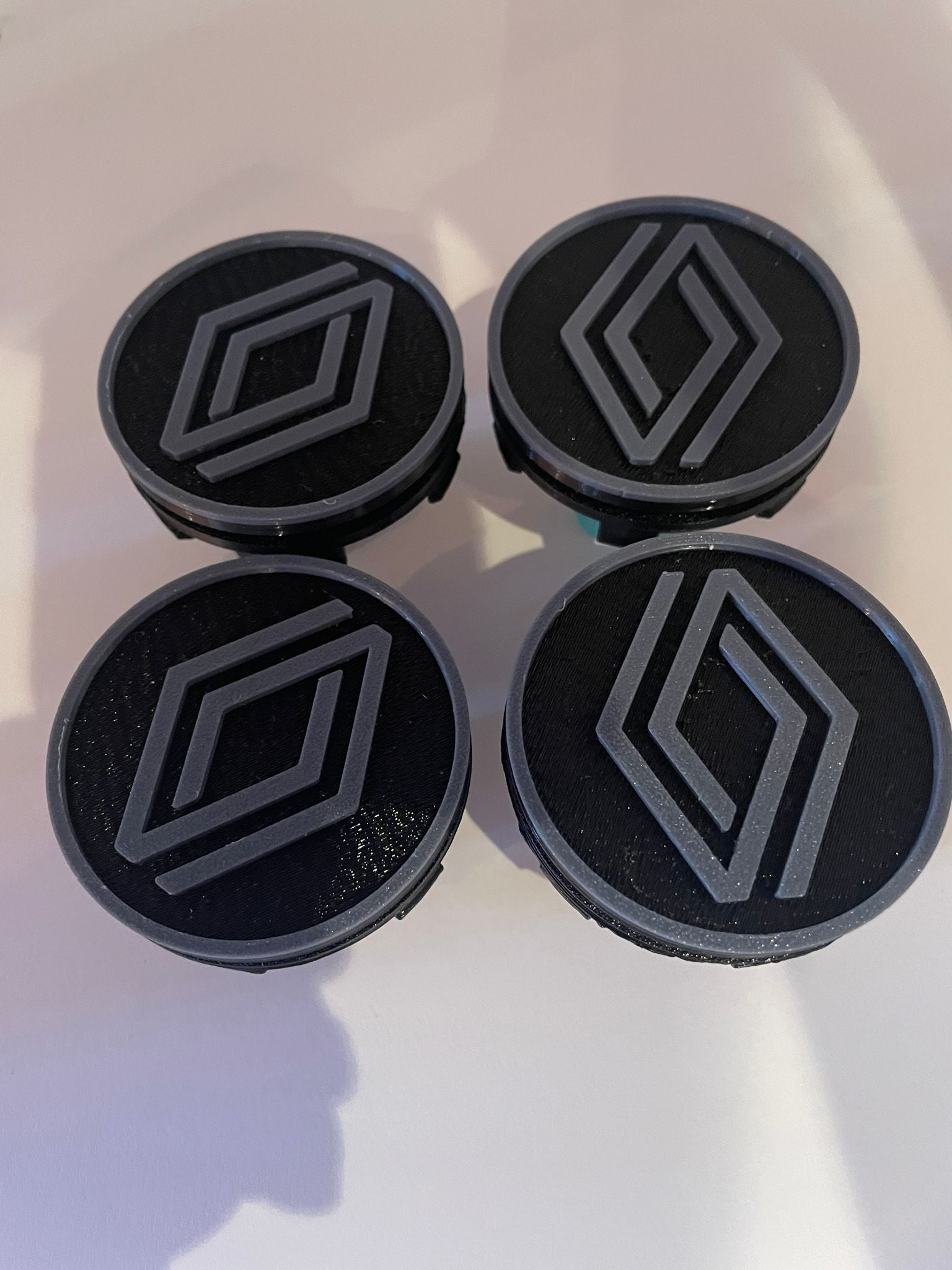 Set capace rotative Renault  - logo nou (68mm / 52mm)